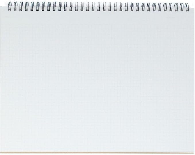 Maruman Mnemosyne Unruled Notebook- Horizontal A4, 8.27" x 11.69", 70 Sheets / - Image 3