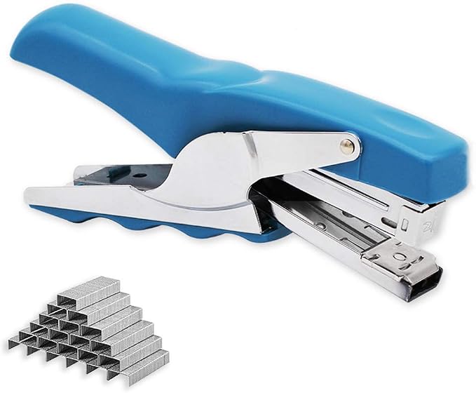 Stapler with 1000 Staples-Plier Stapler Save 60% Power, Good by Unknown
