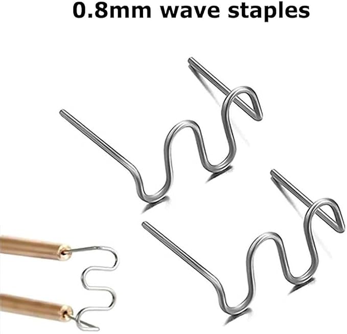 500 Pcs Hot Staples, Hot Stapler Kit Welding Rods Bumper Repair Welding Wire - Image 2