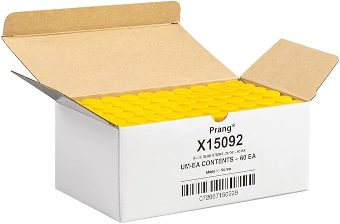 Prang Washable Glue Stick, Blue, 28 Oz., 60 Count-DeskLoop Office