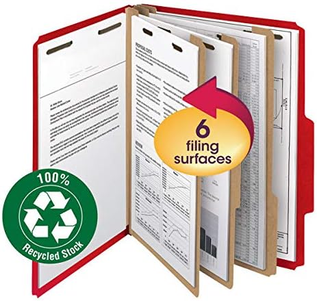 Smead Value Filing 100% Recycled Pressboard Classification File Folder - Image 2