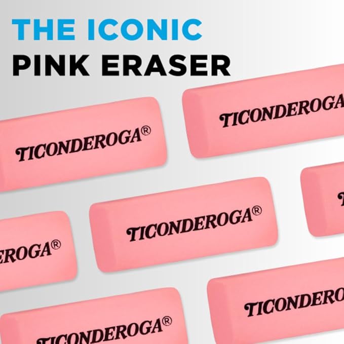 Ticonderoga Wedge Erasers, 72 Packs, 360 Erasers Total - Image 2