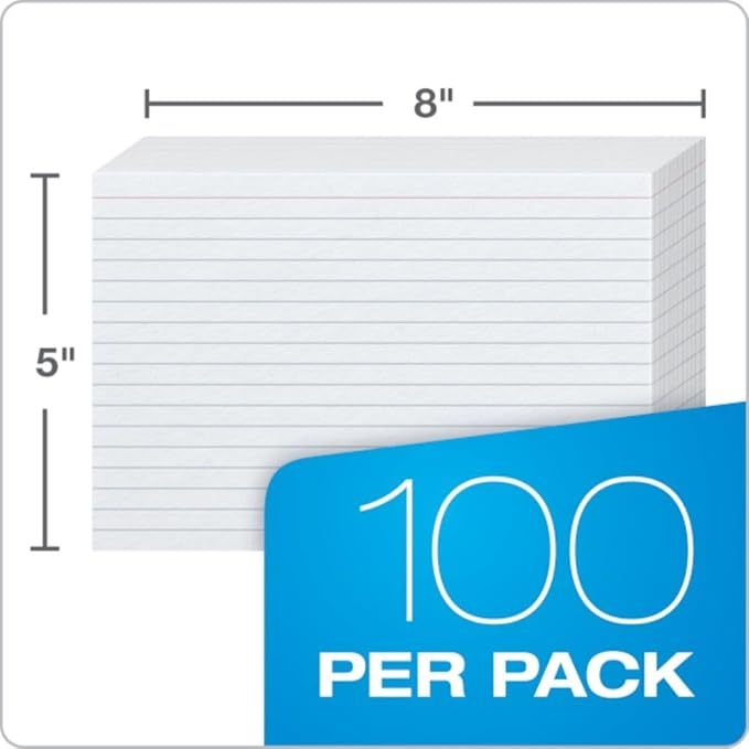 Oxford Ruled Index Cards - Image 3