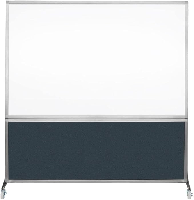 DivideWrite Mobile Whiteboard | Double Sided Dry Erase Board | Portable Office by VERSARE