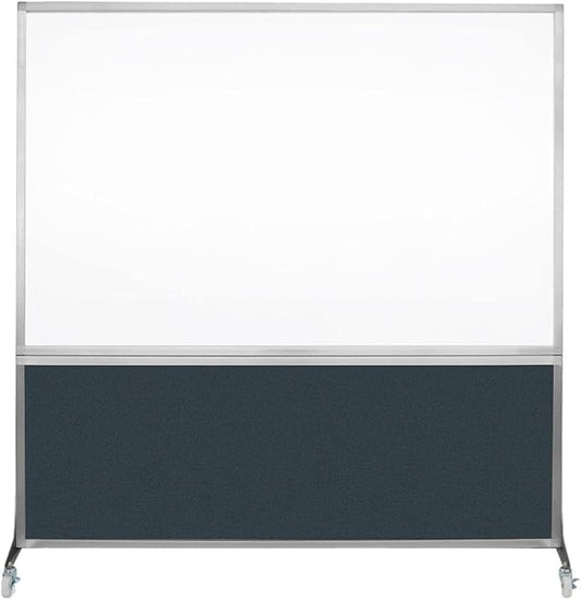 DivideWrite Mobile Whiteboard | Double Sided Dry Erase Board | Portable Office by VERSARE