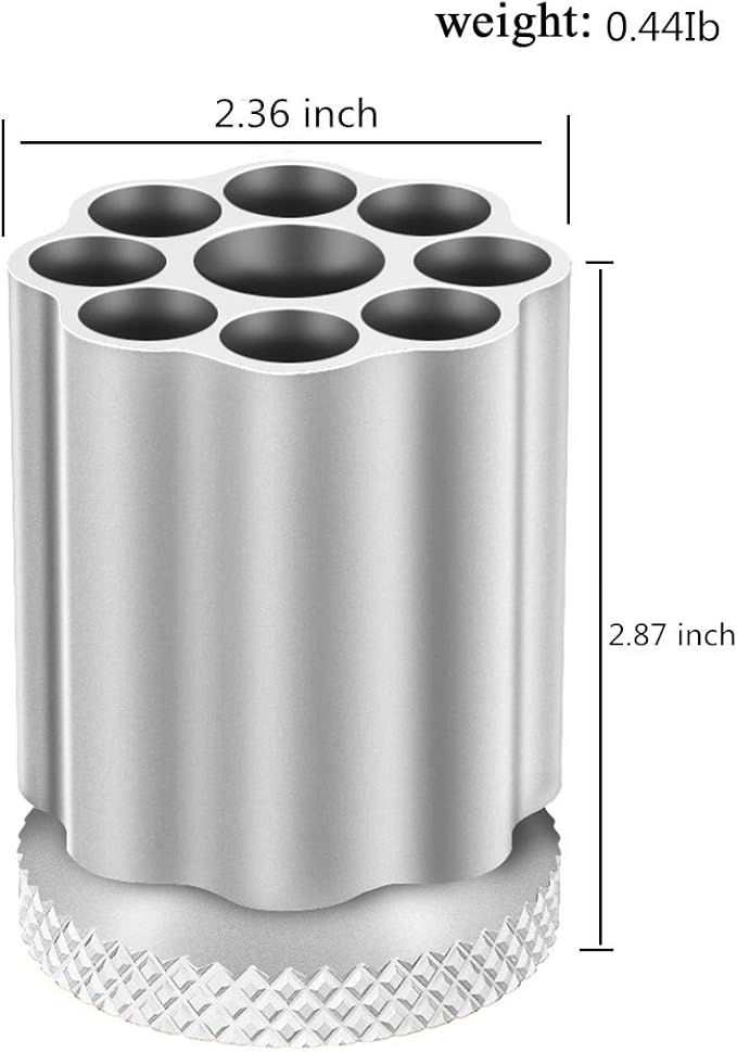 Rotating Revolver Pen Holder, Gun Cylinder Pen Holders, Favorite Pencil Holder - Image 5