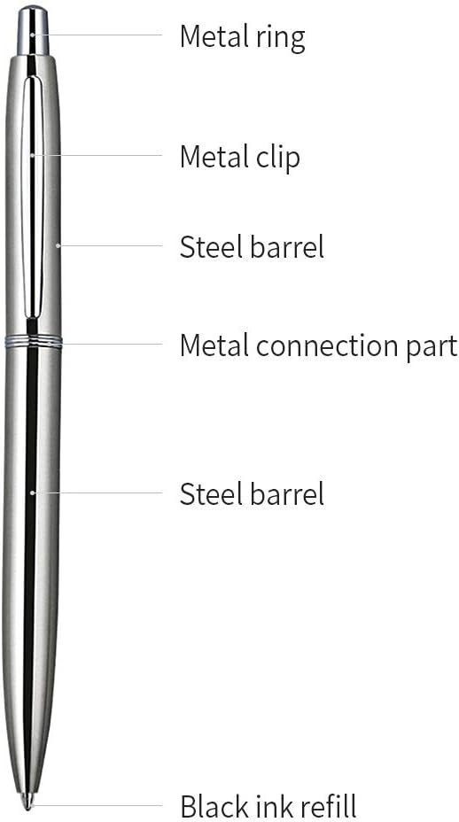 ChaoQ 3 Pcs Retractable Metal Ballpoint Pens, - Image 5