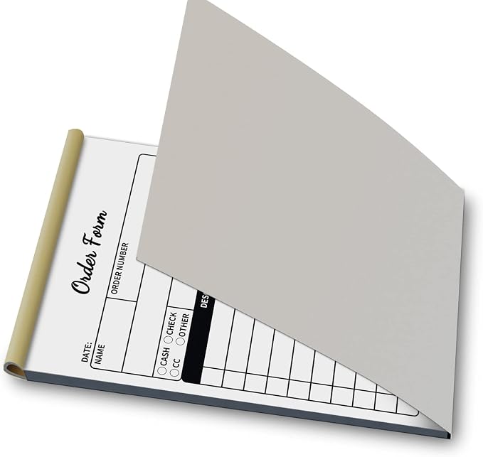 Receipt Book, Handheld 2-Part Carbonless, 4x5.5 inches, Carbon Duplicate Copy - Image 2