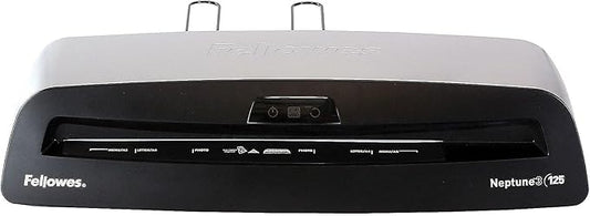 Fellowes Neptune 3 125 Laminator with 10 Pouches, 12.5 Inch (5721401), Silver, Black-DeskLoop Office