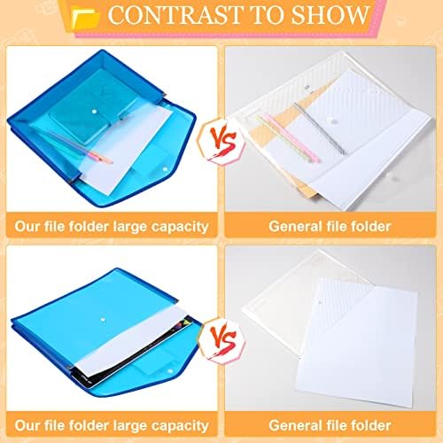 Epakh 27 Pack Plastic Expanding File Folders Expandable File Folder - Image 4