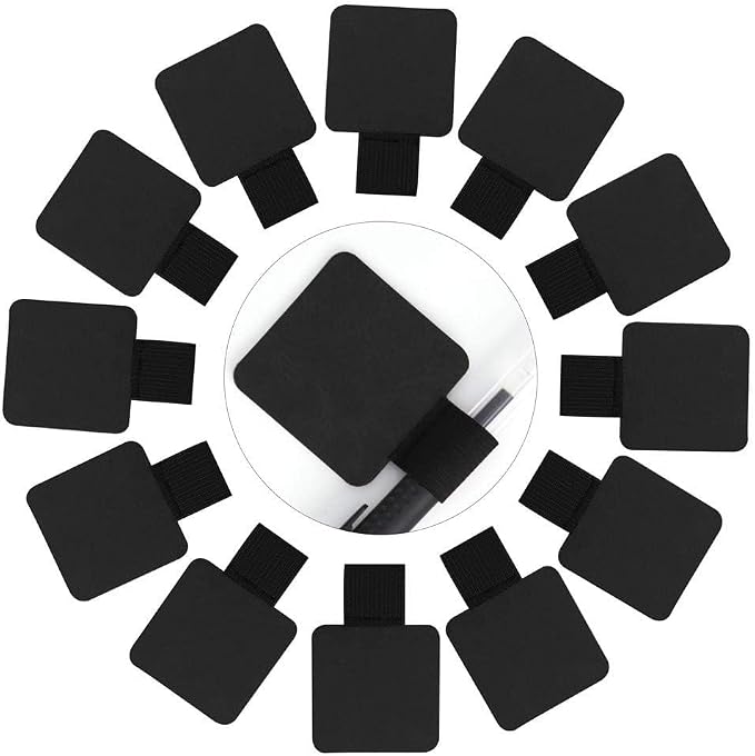 SLSON 12 Pack Notebook Pen Loop Holder Self-Adhesive Pen Holder Pencil Holders - Image 9