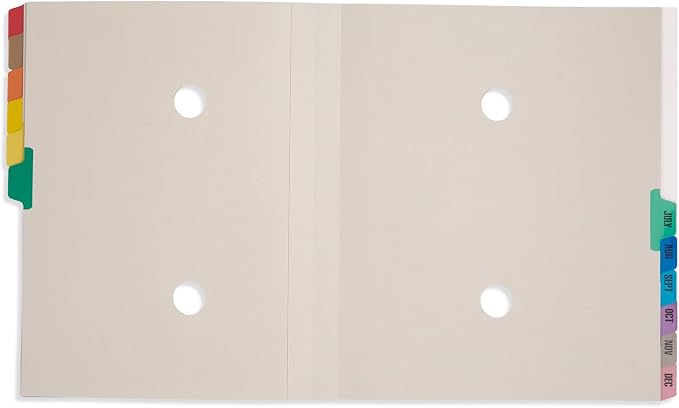 Blue Summit Expanding Monthly File Organizer, Letter Size 12 Month File Folder - Image 7