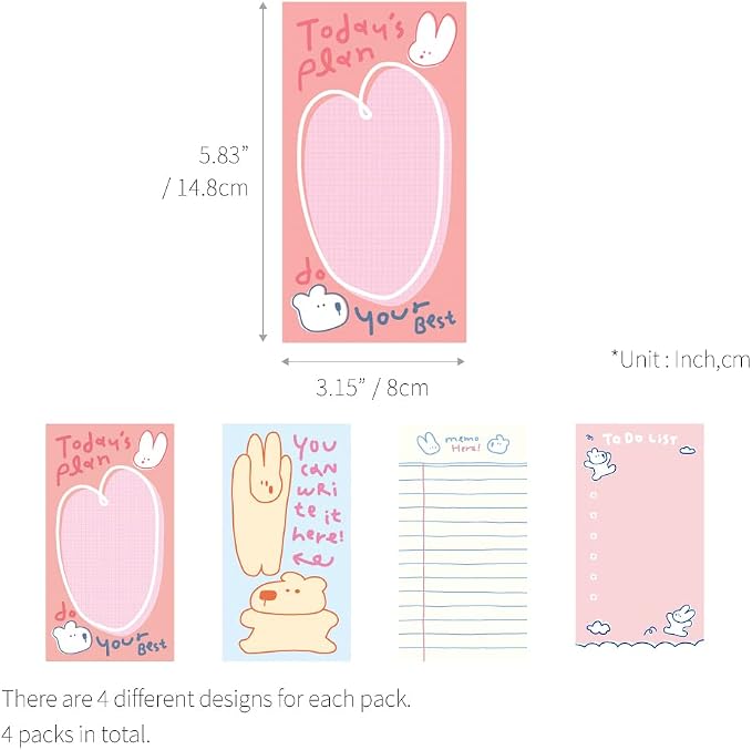 Monolike Memopad Happy and Lucky Petit Petit B SET - Image 2