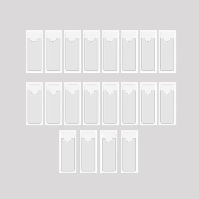 Clear Adhesive Pockets Sleeves, Plastic Self Adhesive Label Holders Pockets by Baitoo
