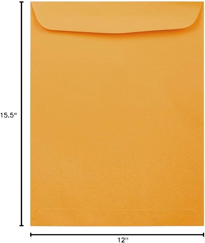 JAM PAPER 12 x 15 1/2 Open End Catalog Commercial Envelopes - Image 3