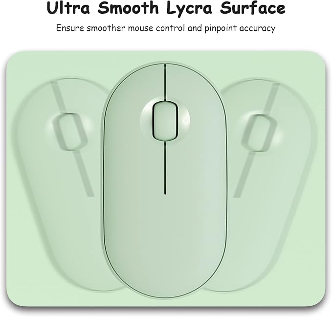 Dapesuom Small Mouse Pad, 5 x 6 Inch Thick Rubber Premium-Textured Non-Slip - Image 3
