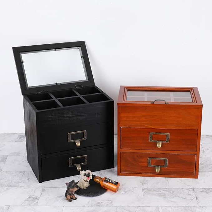 Wooden Storage Box Wooden Desk Organizer - Image 7