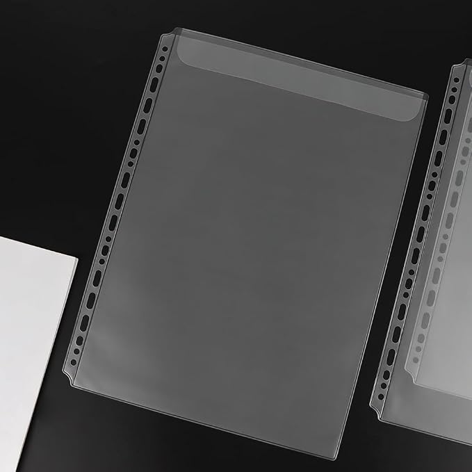 Mogoostry A4 Binder Pockets Zipperless Cash Envelopes Multi Pocket Binder - Image 2