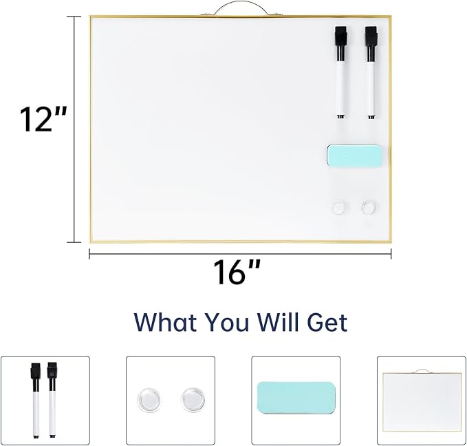 TSJ OFFICE Small Dry-Erase White-Board - Image 2