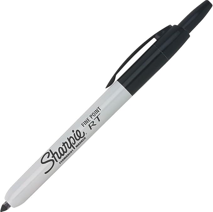 Sharpie Retractable Permanent Markers, Fine Tip, Office Supplies - Image 4