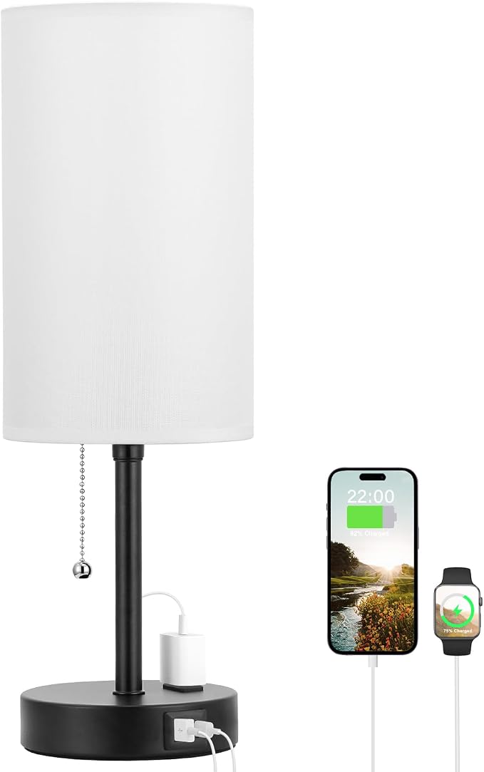 Dicoool 17Inch Tall Bedroom Lamps by DicooolDirect