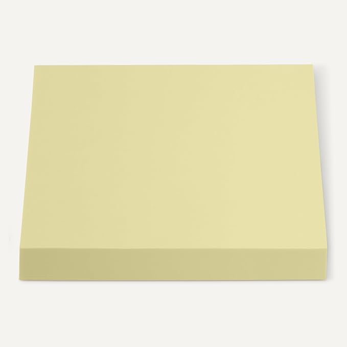 Amazon Basics Square Sticky Notes, Self-Stick Pads, 3 x 3 inches, 100 Sheets - Image 3