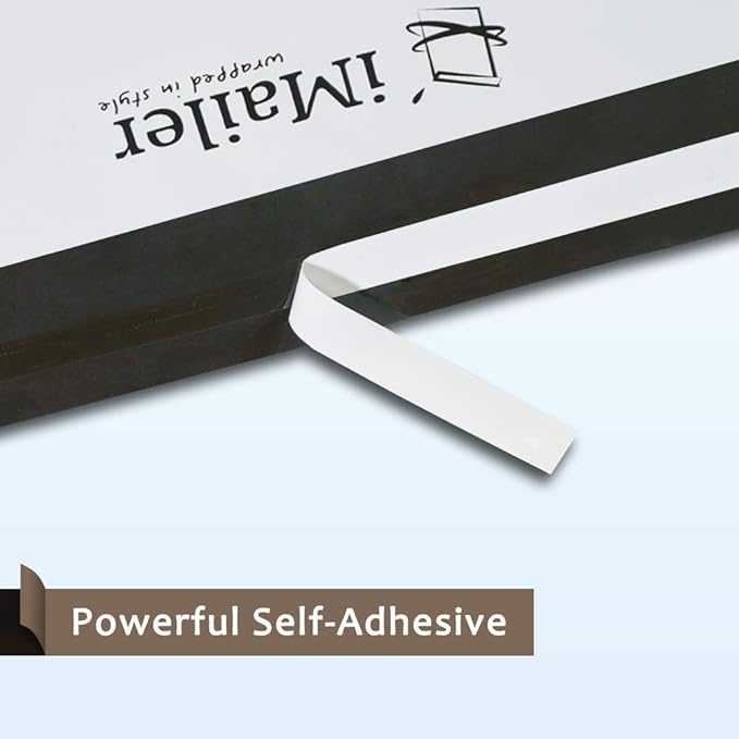 100 Count - 14.5 x 19 inch,Poly Mailer Black Gingham Plaid Package Envelope, Mailing Shipping Bags with Self Seal Strip-DeskLoop Office