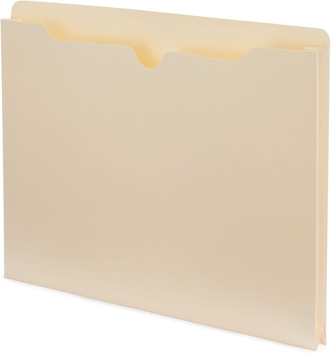 Staples File Jackets, Letter Size, 1‑Inch Expansion, Durable Reinforced Paper - Image 4