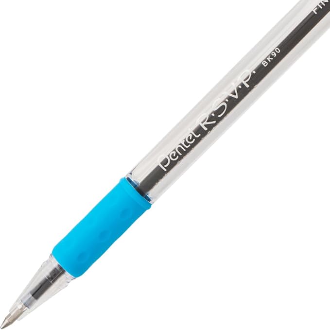 Pentel RSVP Original Ballpoint Pen, Fine Line, 8 Pack - Image 5