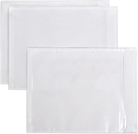 iMailer - 10 PCS 7.5"x5.5" Packing List Pouch- Clear Plastic Envelopes by iMailer