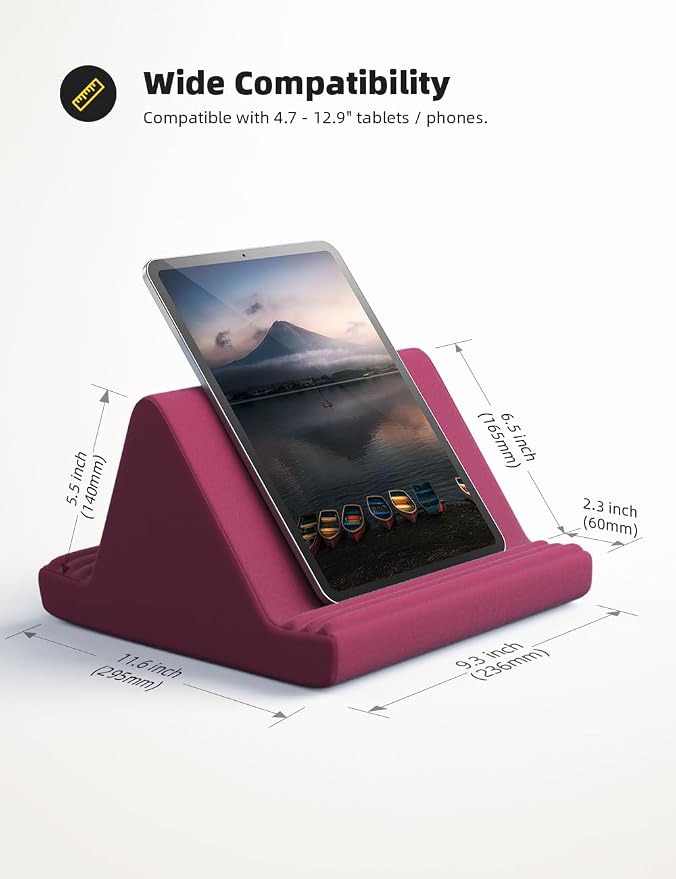 Lamicall Tablet Pillow Stand, Pillow Soft Pad - Image 5