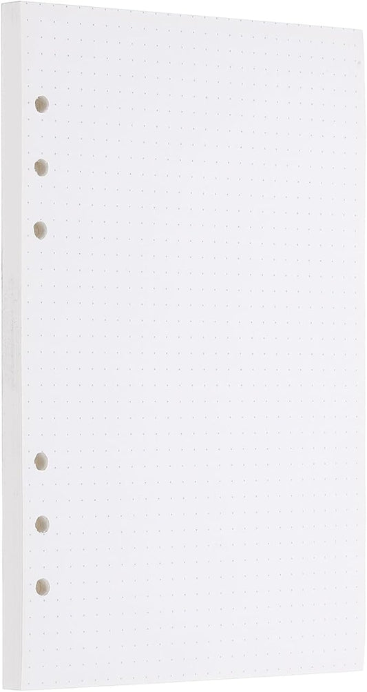 PATIKIL A5 Dot Grid Paper 6-Ring Binder Loose Leaf Planner Filler Paper Planner Inserts, 80 Sheets/160 Pages, Lined-DeskLoop Office