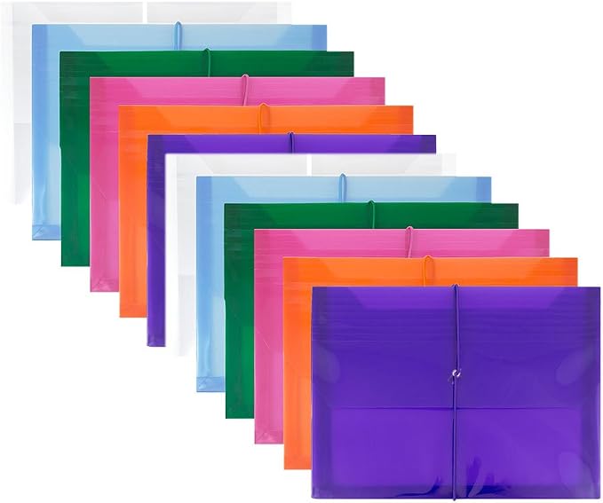 JAM PAPER Plastic Expansion Envelopes by JAMPaper