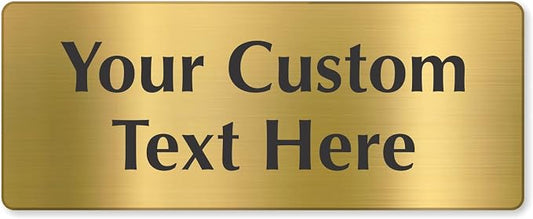 SmartSign Custom Brass Sign by SmartSign