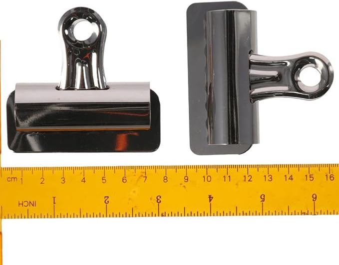 4PCS Bulldog Clip, 75mm/3Inch Alloy Binder Paper Clip - Image 7