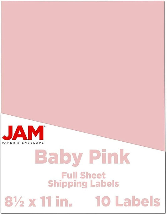 JAM PAPER Full Sheet Shipping Labels by JAMPaper