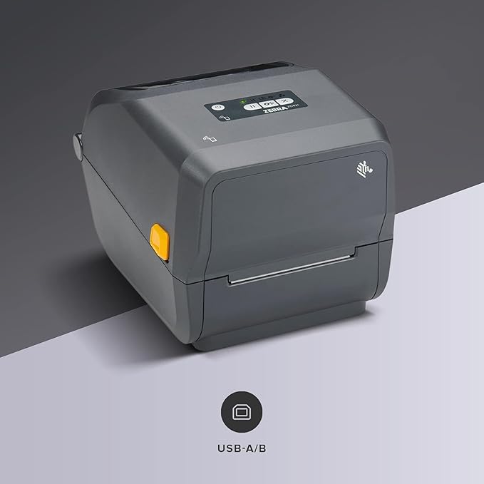 Zebra ZD421 Thermal Transfer & Direct Thermal Desktop Printer 203 dpi Print Width 4-inch USB/USB Host/Modular Connectivity ZD4A042-301M00EZ | Includes Jetset Software-DeskLoop Office