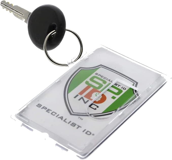 Specialist ID - 2 Pack Heavy Duty Fuel ID Badge Holders - Holds Two Cards - - Image 3