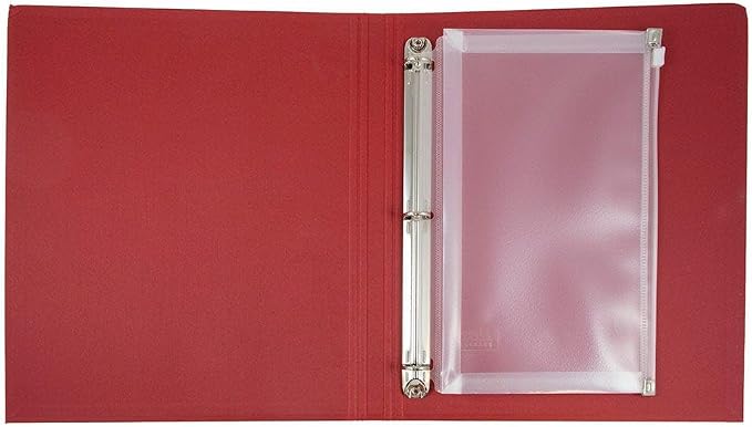 JAM PAPER Plastic 3 Hole Punch Binder Envelopes - Image 2