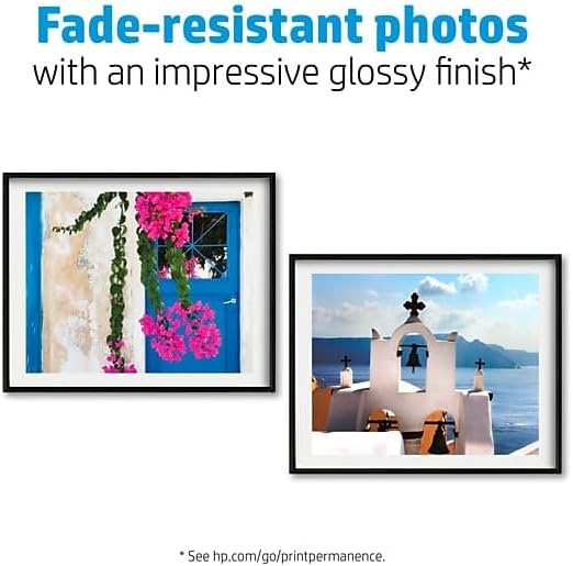 HP Advanced Photo Paper, Glossy, 65 lb, 8 x 10 in., 203 x 254 mm, 25 sheets-DeskLoop Office