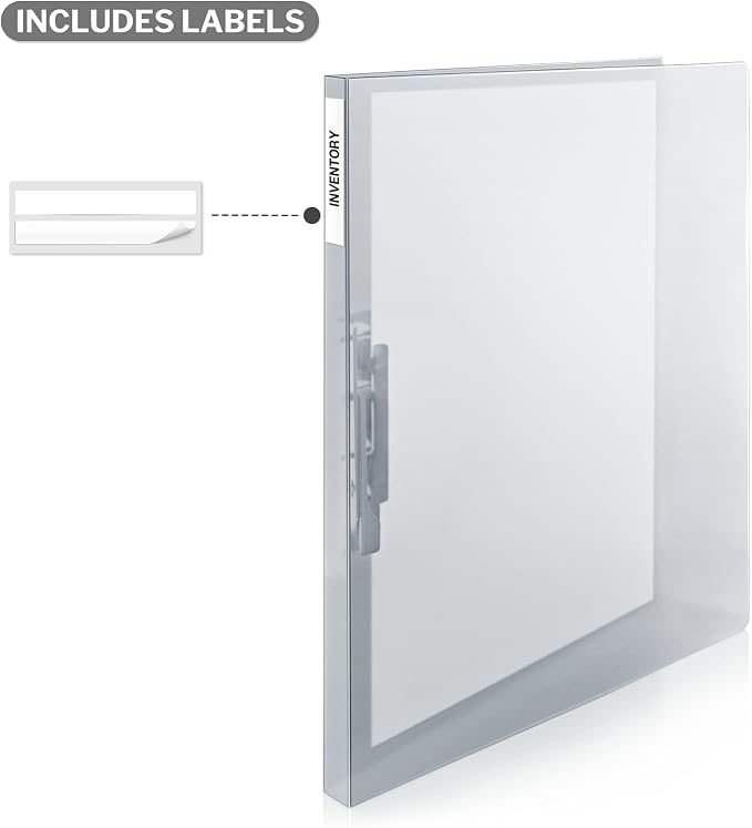 CRANBURY Punchless Clamp Binder, Ringless Binder Holds 100 Letter Size Pages - Image 7