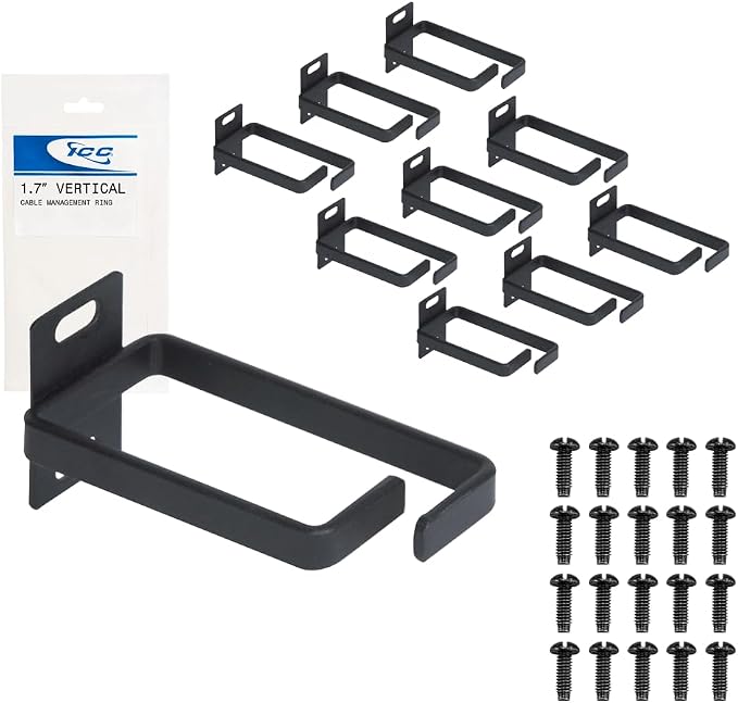 ICC 1.70” Metal Cable Management Ring, Rack or Wall Mount by ICC