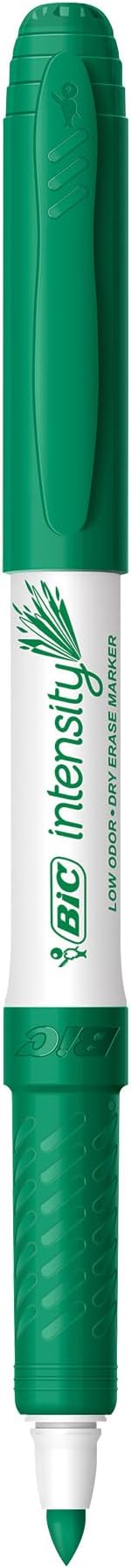 BIC Intensity Green Low Odor Dry Erase Markers, Fine Tip, 12-Count Pack of - Image 3