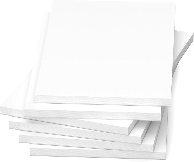Note Pads 4x6, 6 Pack Mini Blank Notepad 4x6, Small Notepads 4x6 Paper Pads by Home