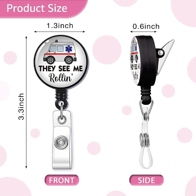They See Me Rollin' Badge Reel Retractable - Image 2