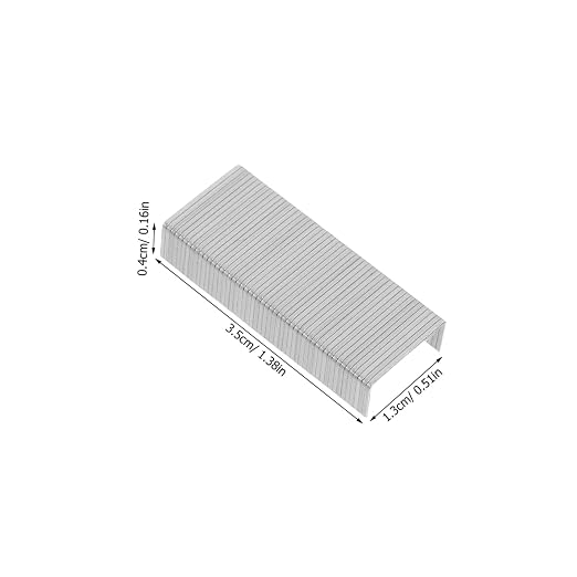 Lurrose 1000Pcs 6Mm Galvanized Staples 24 Gauge Staples - Image 2