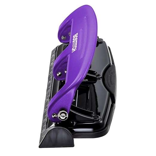 Bostitch Office EZ Squeeze Reduced Effort 3-Hole Punch, 12 Sheets - Image 3