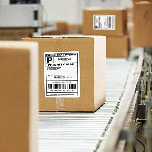 Shipping Label with Rounded Corner, 8.5 x 5.5 Inches Half Sheet Self Adhesive - Image 3