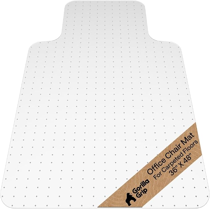 GORILLA GRIP Slip Resistant Office Chair Mat by Unknown