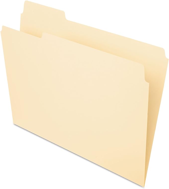 Pendaflex File Folders, Letter Size, 1/3 Cut by TOPSProducts